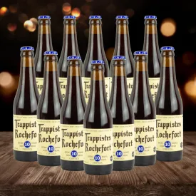 Trappistes Rochefort 10 Belgian Trappist Beer 330ml Bottles - 11.3% ABV (12 Multipack)