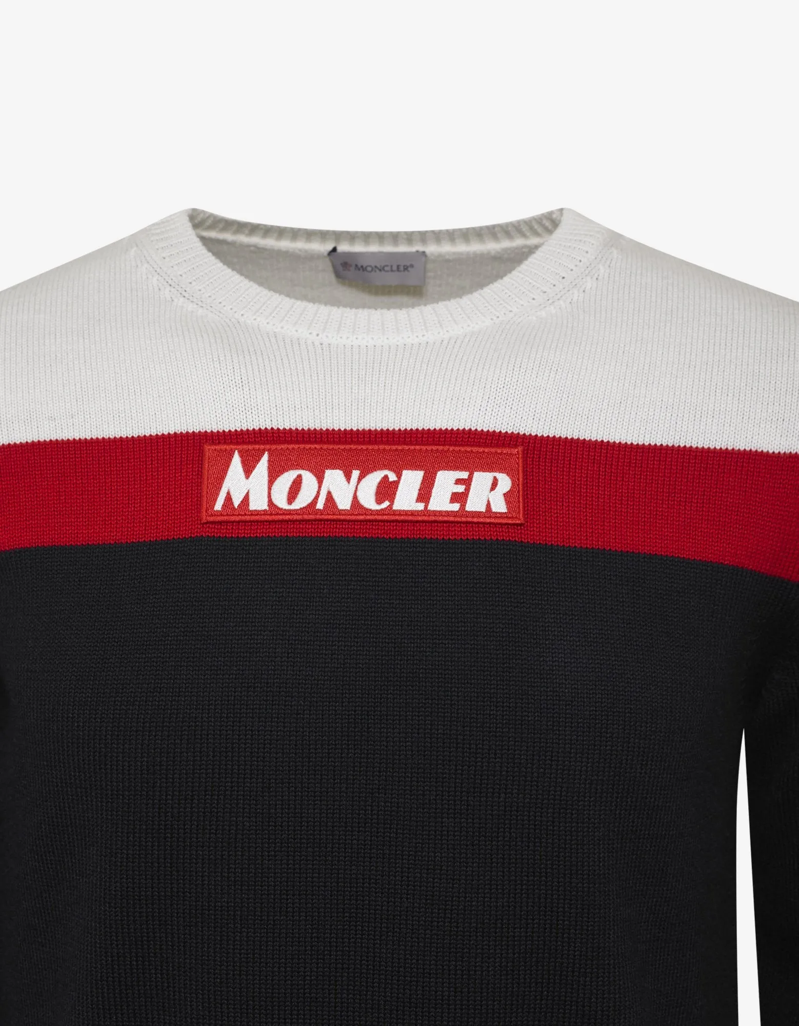 Tricolour Logo Wool Sweater