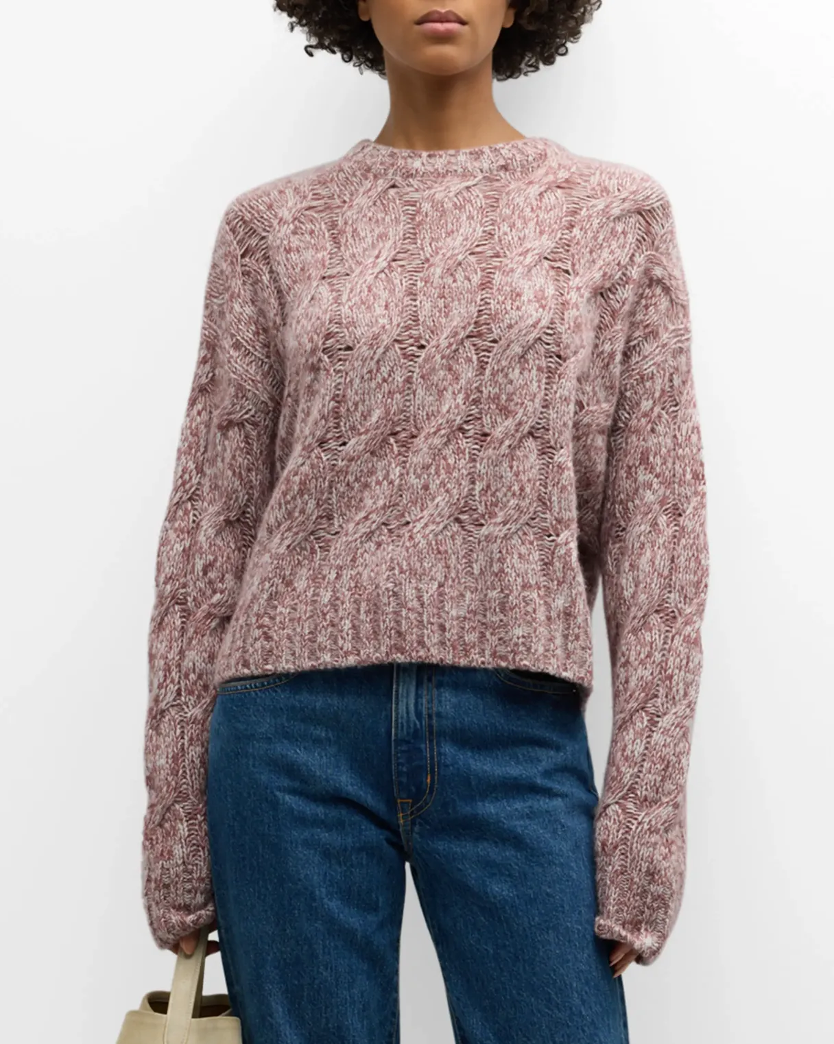 TRISTAN M MARLED CREWNECK PULLOVER - MARLED CIMARRON