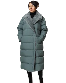 Virgin Wool Down Insulated Coat