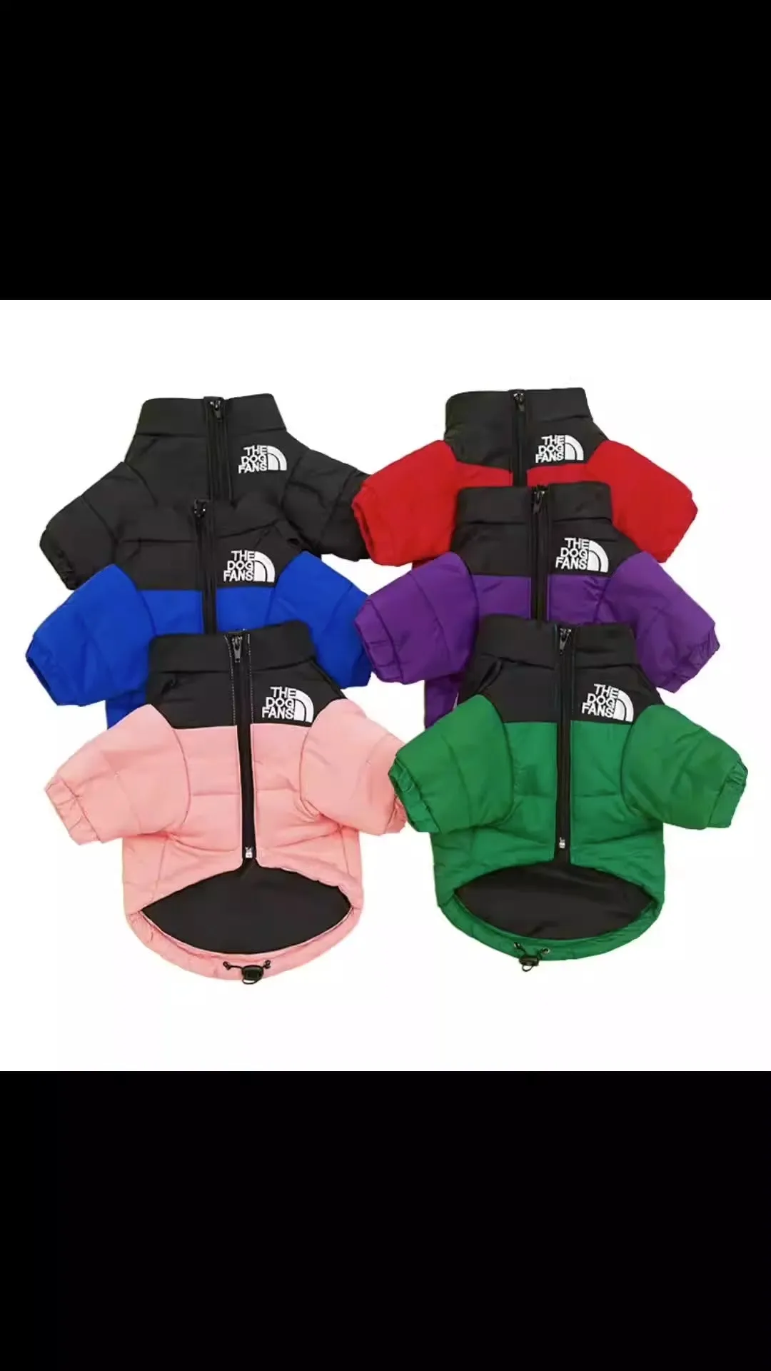 Winter Cotton Dog Coat