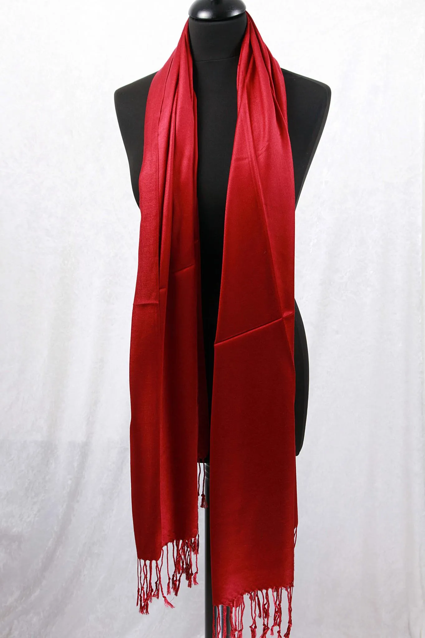 Women's evening wrap - Warm Cashmere Shawl - Gift for Ladies Scarf Red