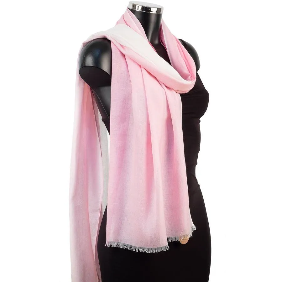 York Scarves - Two Tone Cotton Mix Shawl