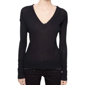 Zadig & Voltaire Happy M Wings V-Neck Sweater